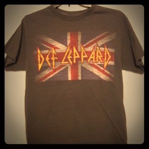Shirts - Def Leppard novelty Tee - gray Shirts - Def Leppard novelty Tee - gray